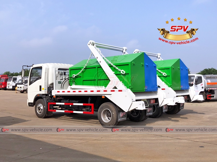 Swing Arm Garbage Truck Sinotruk HOWO - 2